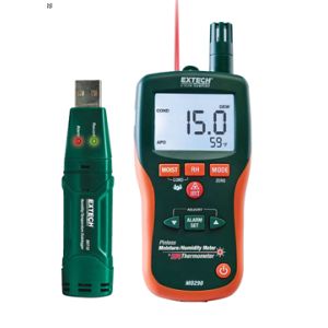 Extech MO290-RK Pinless Moisture Meter/Infrared Thermometer