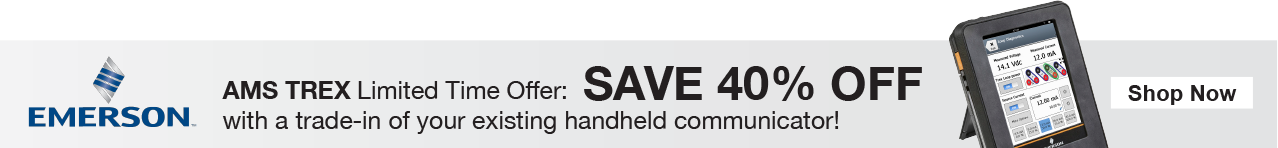 AMS TREX Limited Time Offer: SAVE 40% OFF with a trade-in of your existing handheld communicator!